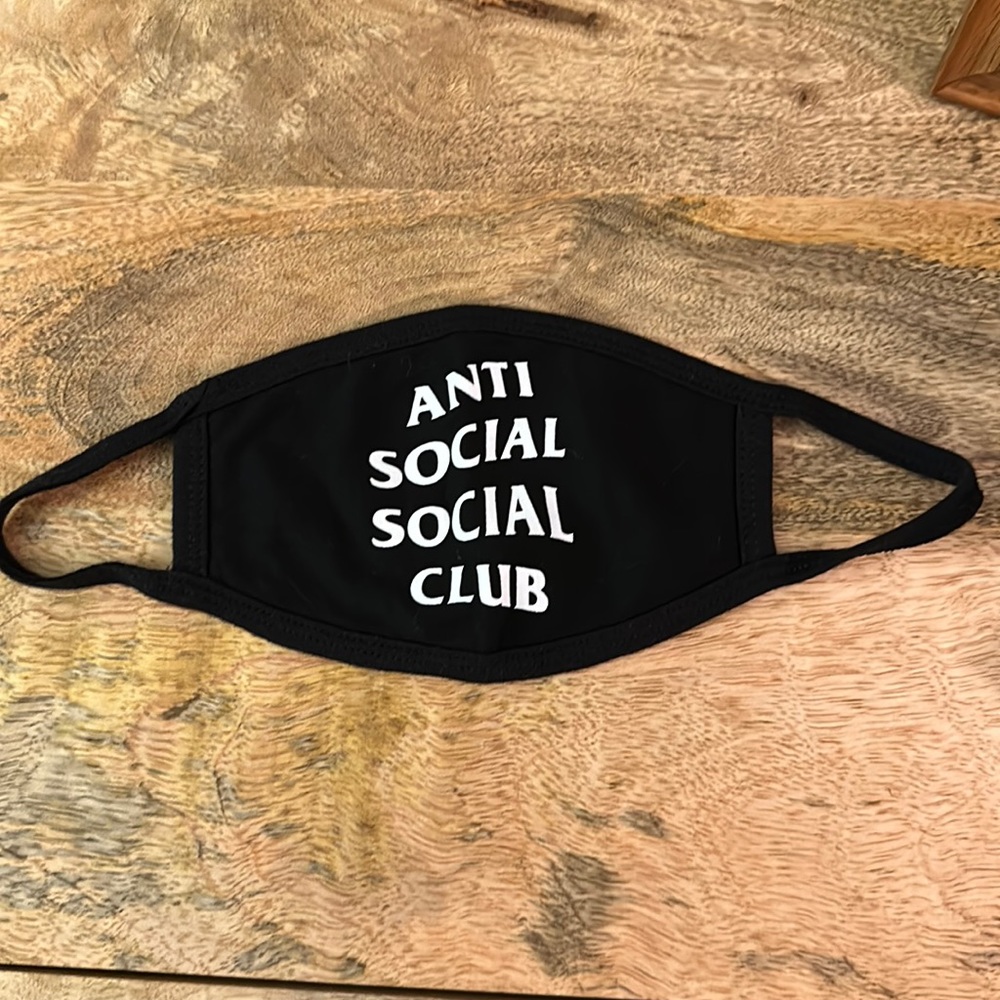 Anti social social club mask